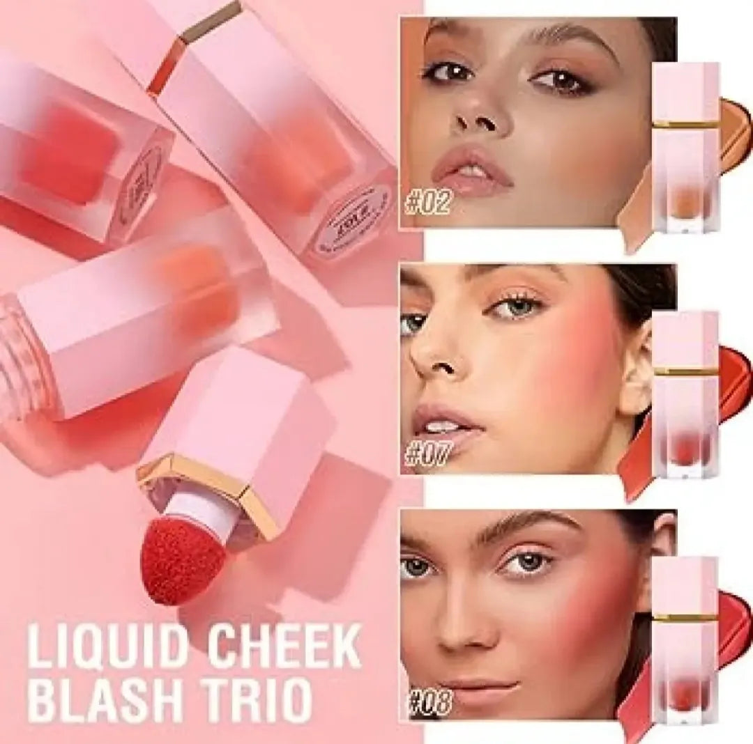 Air Cushion Liquid Blush Natural Long Lasting Matte Cheek Liquid Blusher Makeup