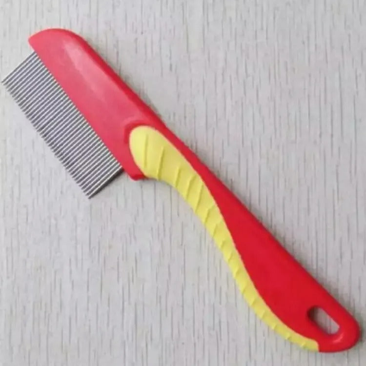 Anti Lice Stainless Steel Comb With Metal Tooth