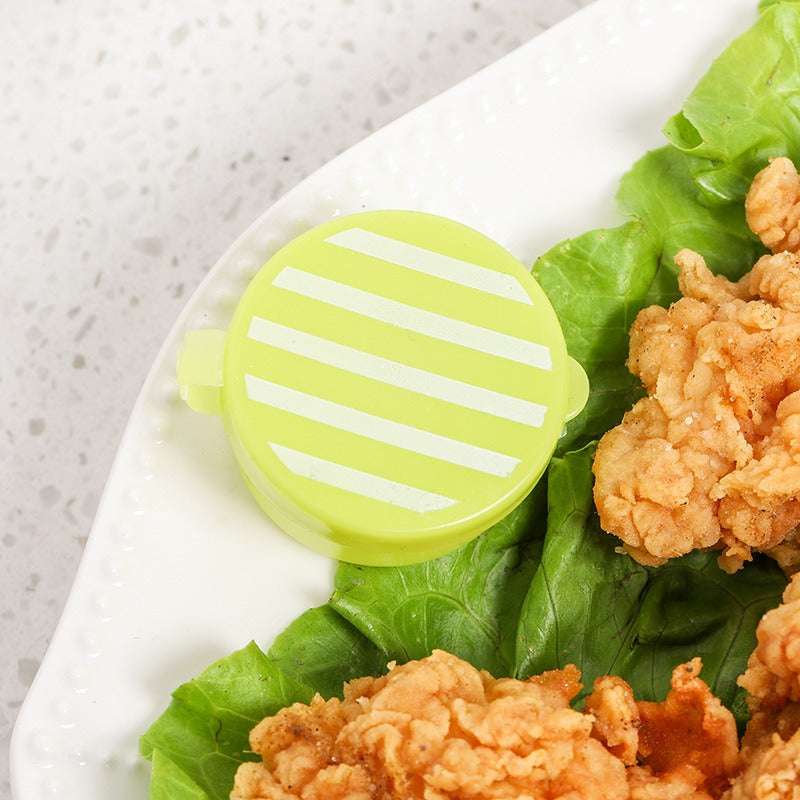 Pack of 4- Mini Portable Sauce Salad Seasoning Bottles