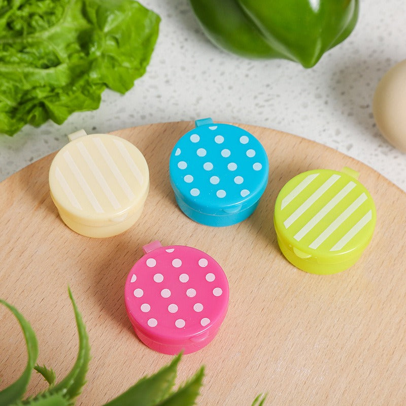 Pack of 4- Mini Portable Sauce Salad Seasoning Bottles