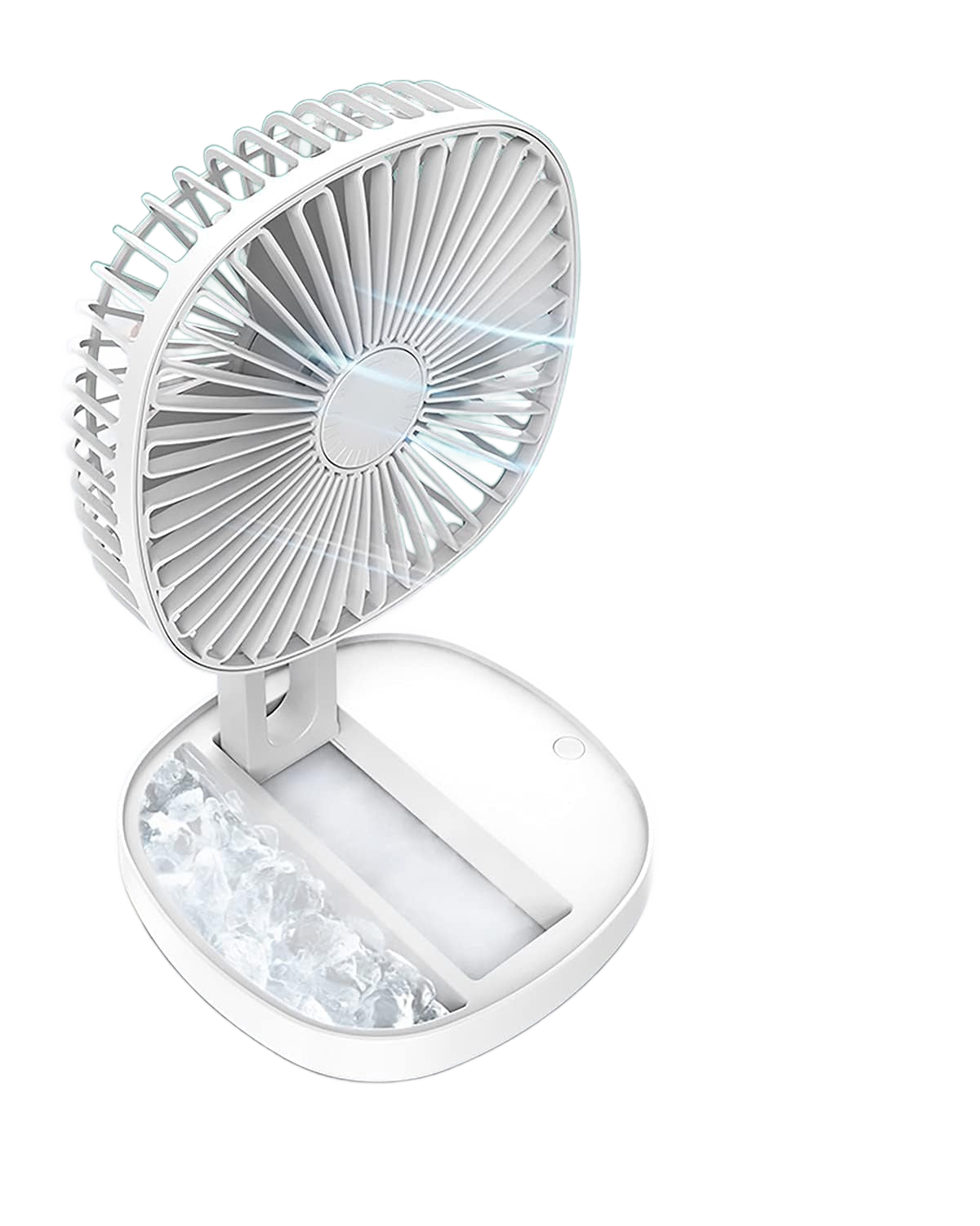 Foldable Desktop Mini Fan with Light.
