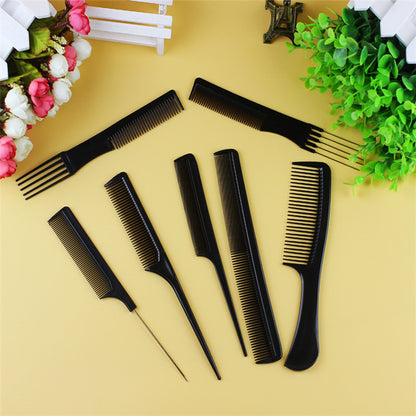 10 in 1 Hair Brushes and Combs Professional Plastic Hair Comb Set