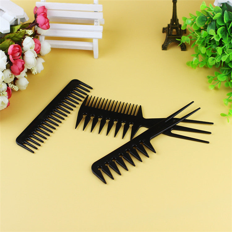 10 in 1 Hair Brushes and Combs Professional Plastic Hair Comb Set