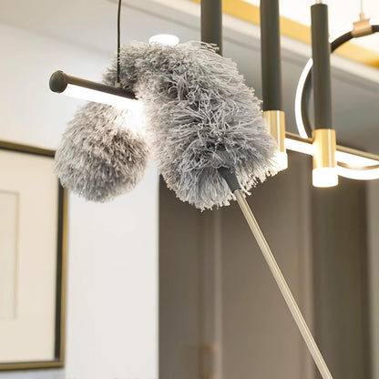 Adjustable Microfiber Dusting Brush.