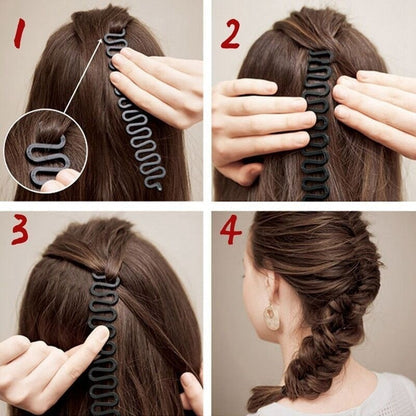 1 ps Fashion Hair French Braid Clip (Hair Bun Maker)