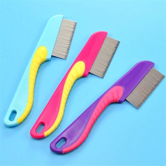 Anti Lice Stainless Steel Comb With Metal Tooth